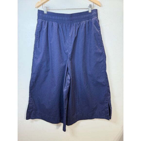 Maeve by Anthropologie Women's Size Large Navy Capri Pants Elastic Waist NWT - Picture 1 of 6